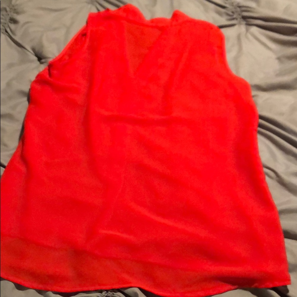 Sheer Red Tank ๐โฅ๏ธ๐ - Picture 3 of 3